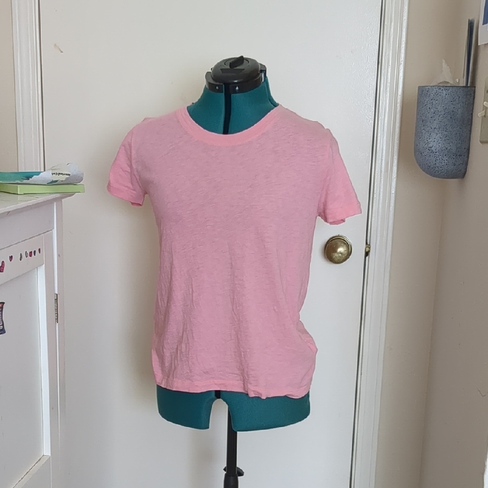 J. Crew Pink Short Sleeve Tee